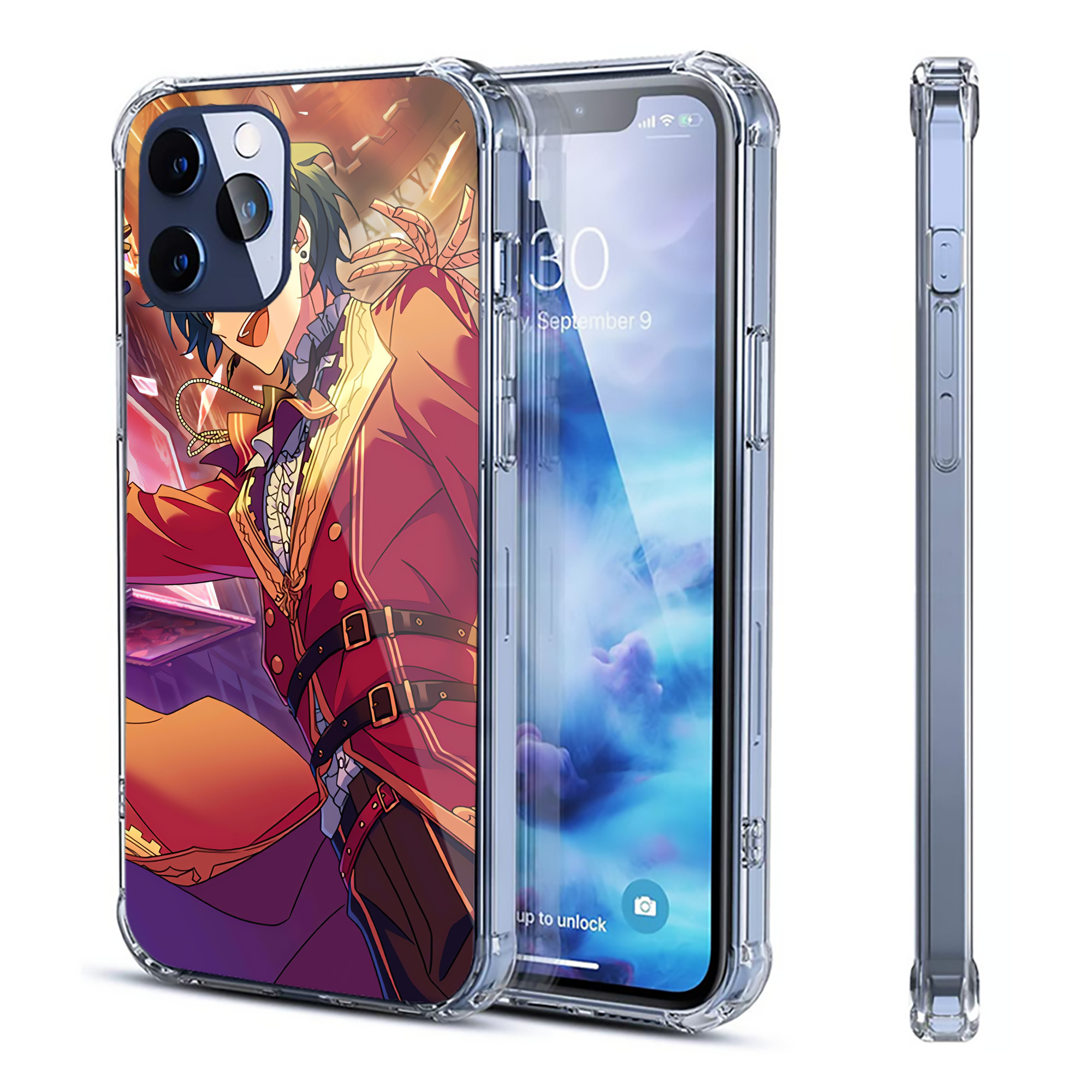 （画像用） あんさんぶるスターズ! Ensemble Stars 【iPhone 12シリーズ対応】透明スマホケース（クリアソフトケース）